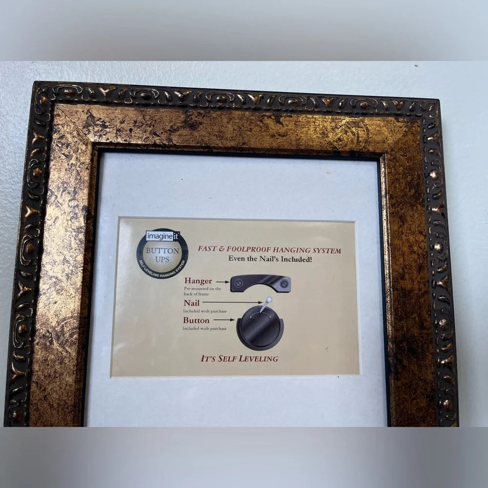Imagine It Button Ups Bronze Ornate 3 Opening 4x6 Collage Picture Frame